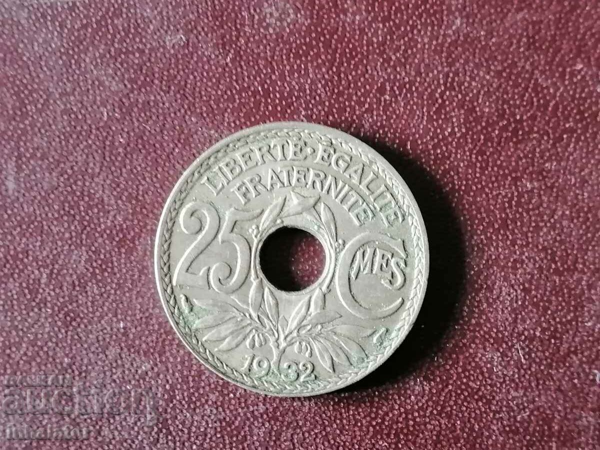 1932 25 de centi Franta