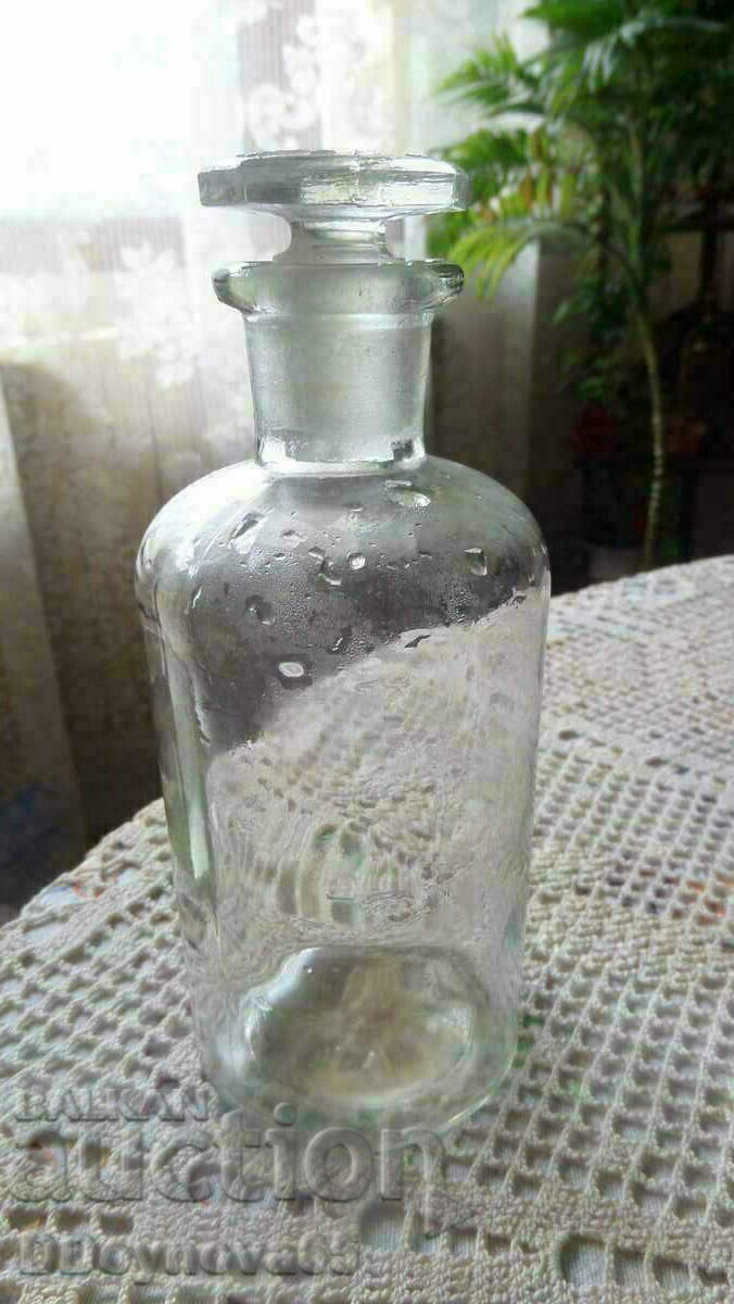 Old apothecary bottle - marked