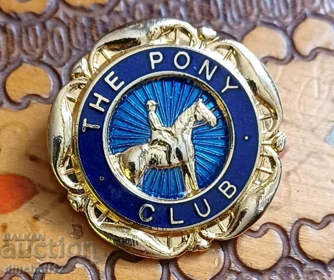 Delivery of Pony Club Members Badge. Great Britain Delivery of Pony Club Members Badge. Great Britain
