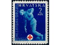 Croatia 1943 - red cross fees MNH