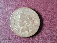 1870 an 10 centimes Franta A Paris