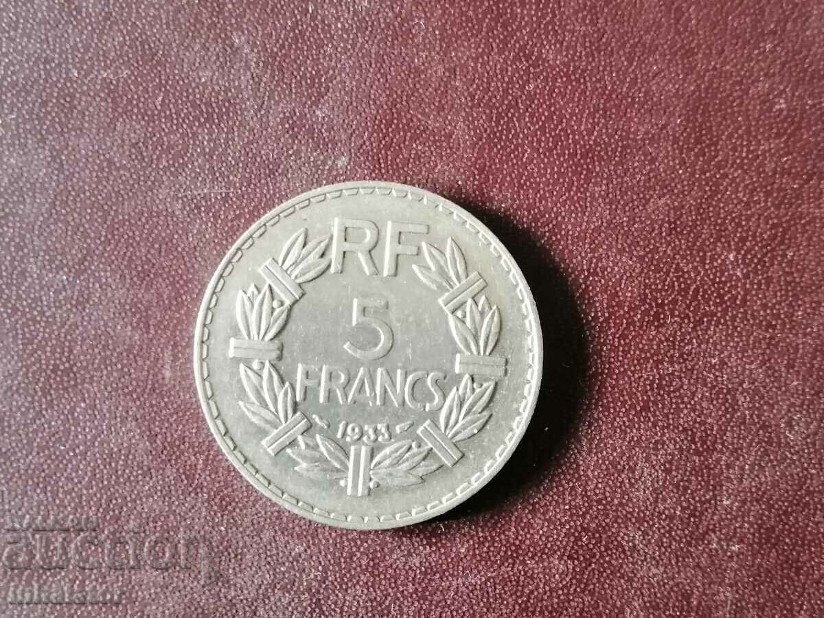 1933 5 franci