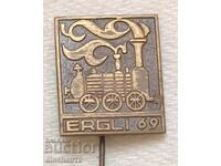 ERGLI 69 1969 Railway Station Ergli Latvia Railway Train Steam Locomotive