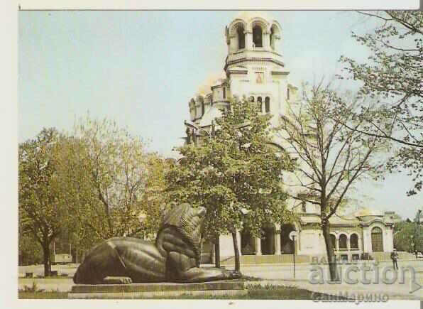 Card Bulgaria Sofia Temple-monument "Alexander Nevsky"6*
