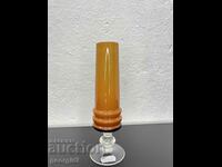 Luxury colored glass vase. #5423