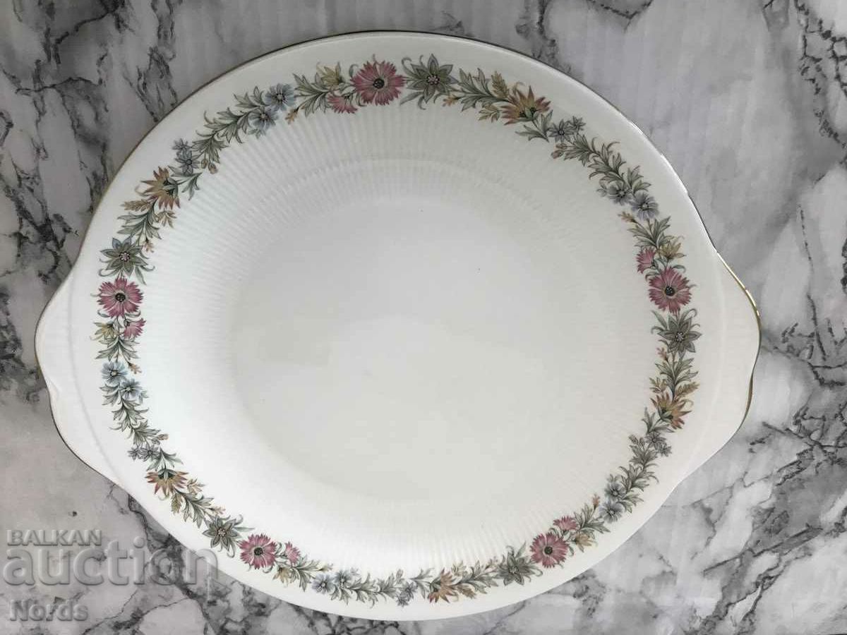Beautiful porcelain plate with markings