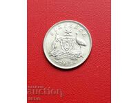 Australia-6 pence 1963-argint