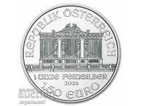 SILVER 1 OZ 2024 AUSTRIA - FILHARMONIA