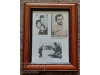 Georgi Asparuhov - Gundi Levski Old pictures in a frame
