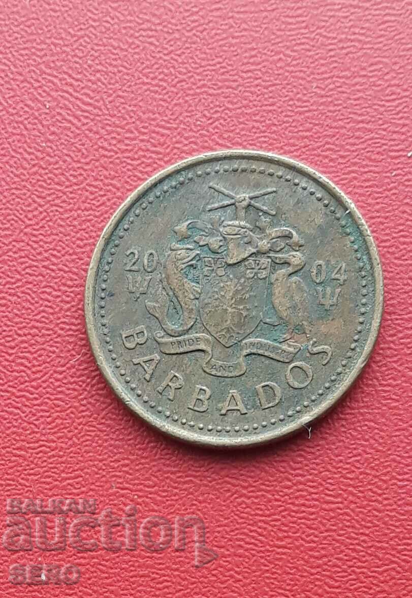 Barbados Island - 5 cents 2004