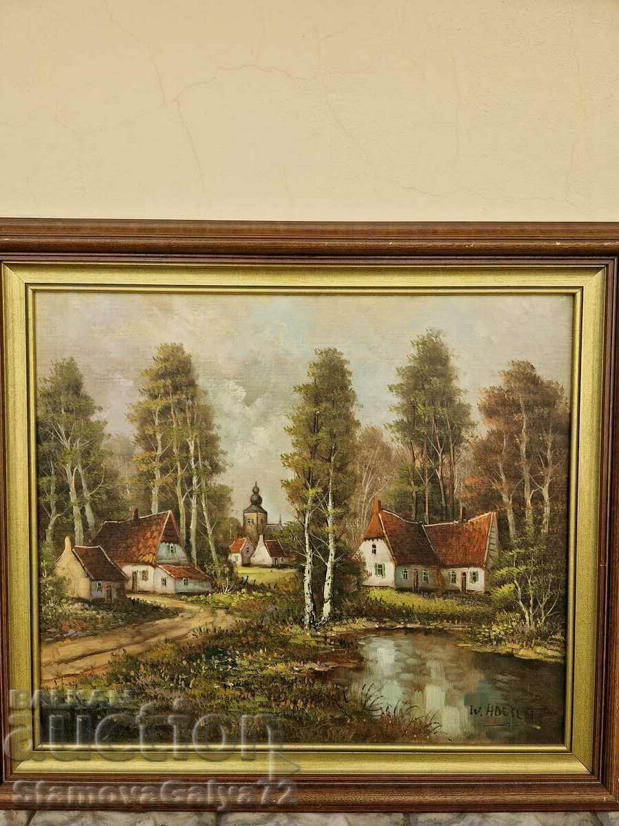 Auction A wonderful antique Belgian author master painting Auction A wonderful antique Belgian author master painting