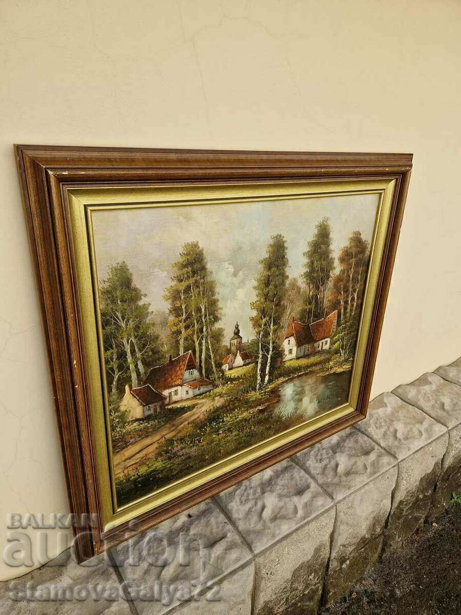 Delivery of A wonderful antique Belgian author master painting Delivery of A wonderful antique Belgian author master painting