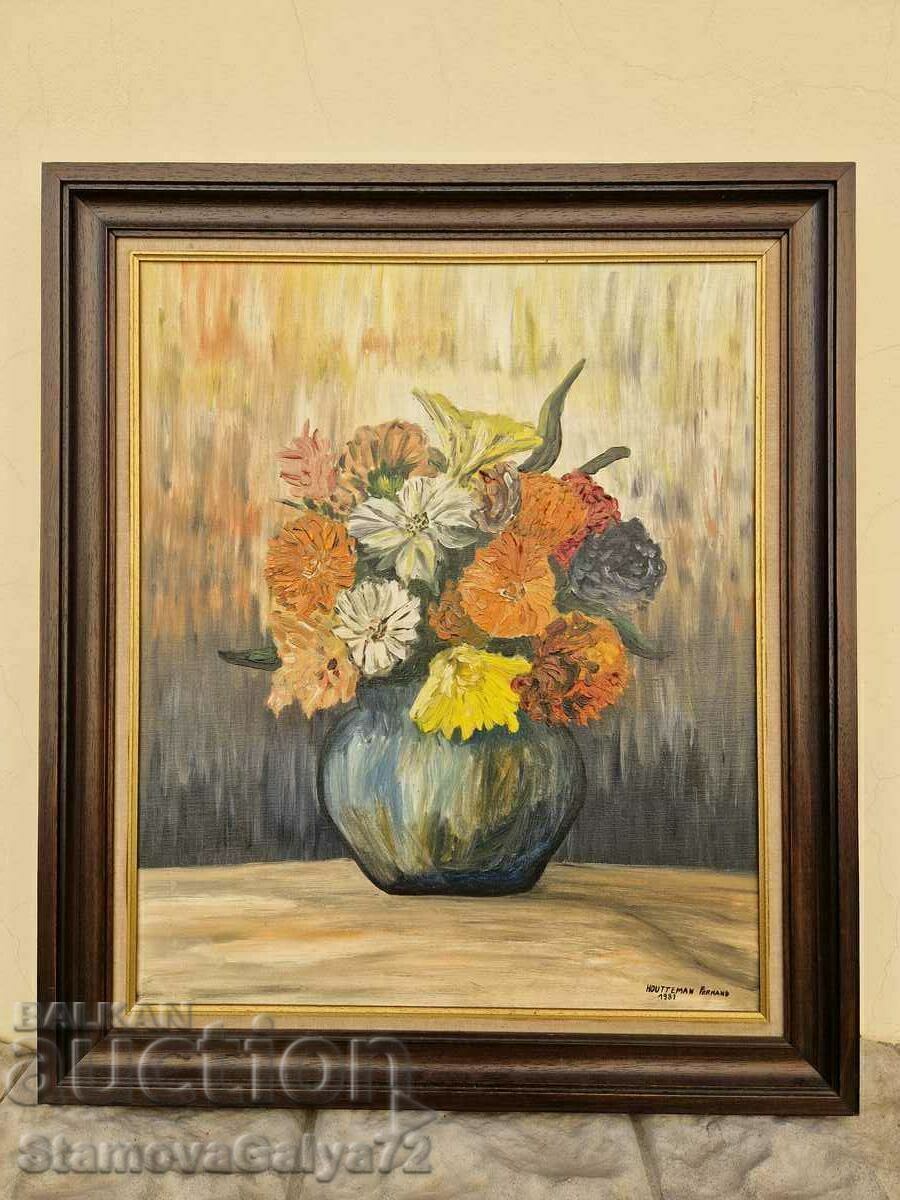 Great antique Dutch oil on canvas painting with price € 151.85 | 296.99 BGN