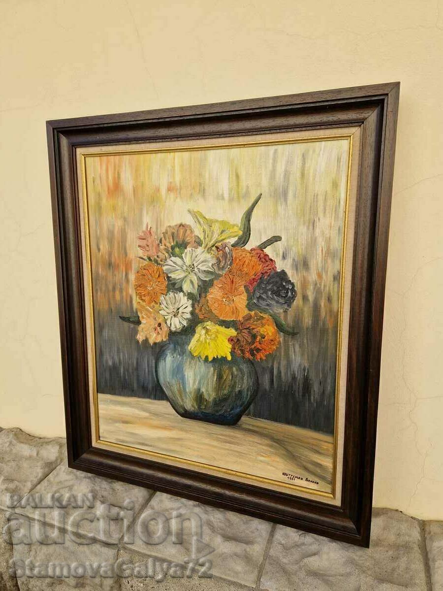 Great antique Dutch oil on canvas painting - 5 Great antique Dutch oil on canvas painting - 5