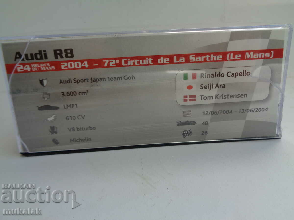1:43 SPARK??? AUDI R8 RALLY BOLIDE TROLLEY TOY MODEL - 6 1:43 SPARK??? AUDI R8 RALLY BOLIDE TROLLEY TOY MODEL - 6