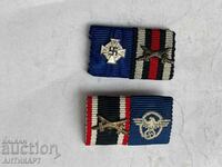 Miniaturi Reich al Doilea Război Mondial Panglici pentru medalii pentru ordinele germane