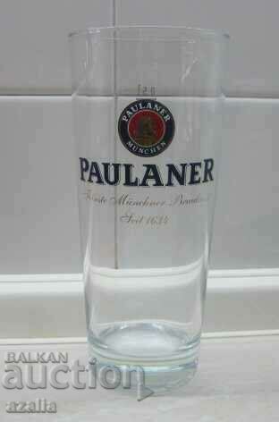 За колекционери - стъклена чаша  PAULANER