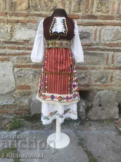 Costum popular din satele Skopska Blatija, model atipic