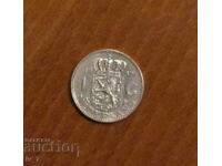 1 GULDEN 1957, Ολλανδία - Ασημένιο