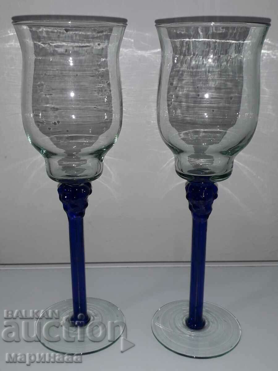 LARGE VINTAGE CHAMPAGNE GLASSES