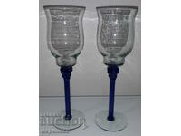 LARGE VINTAGE CHAMPAGNE GLASSES