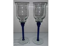 LARGE VINTAGE CHAMPAGNE GLASSES