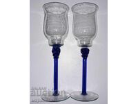 LARGE VINTAGE CHAMPAGNE GLASSES