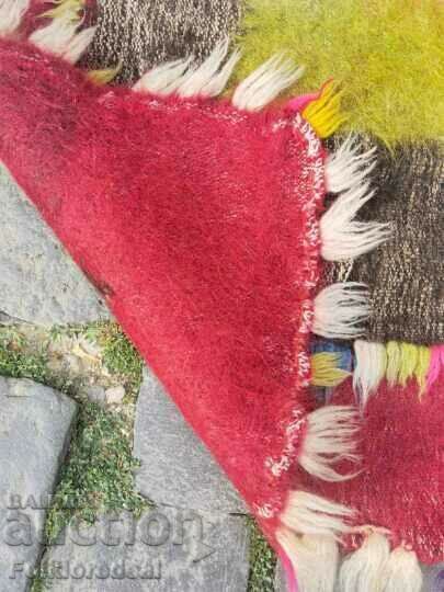 Delivery of Antique unique goat hair rug, mid 19th century