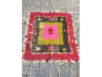 Covor antic unic din păr de capră, mijlocul secolului al XIX-lea