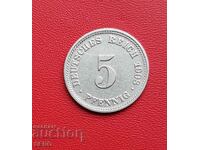 Γερμανία-5 pfennig 1908 D-Munich