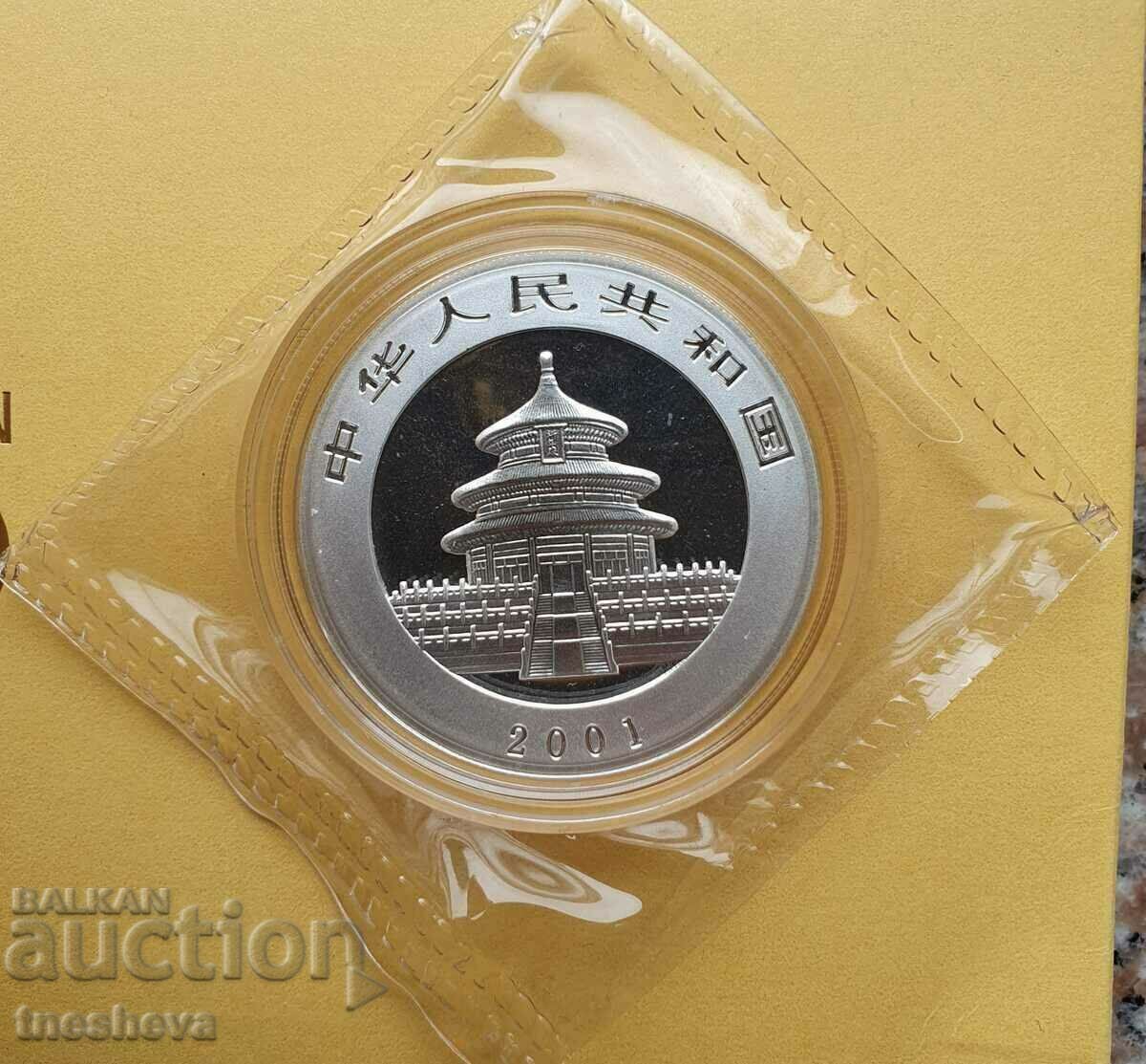 CHINESE PANDA 2001 - Silver 999 CHINESE PANDA 2001 - Silver 999
