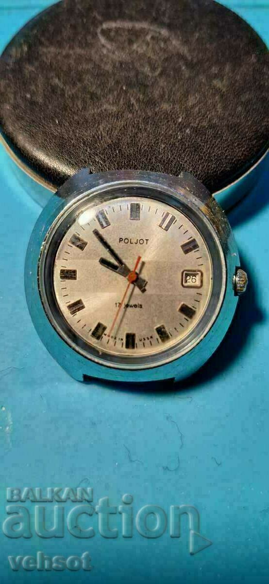 Poljot watch, working.