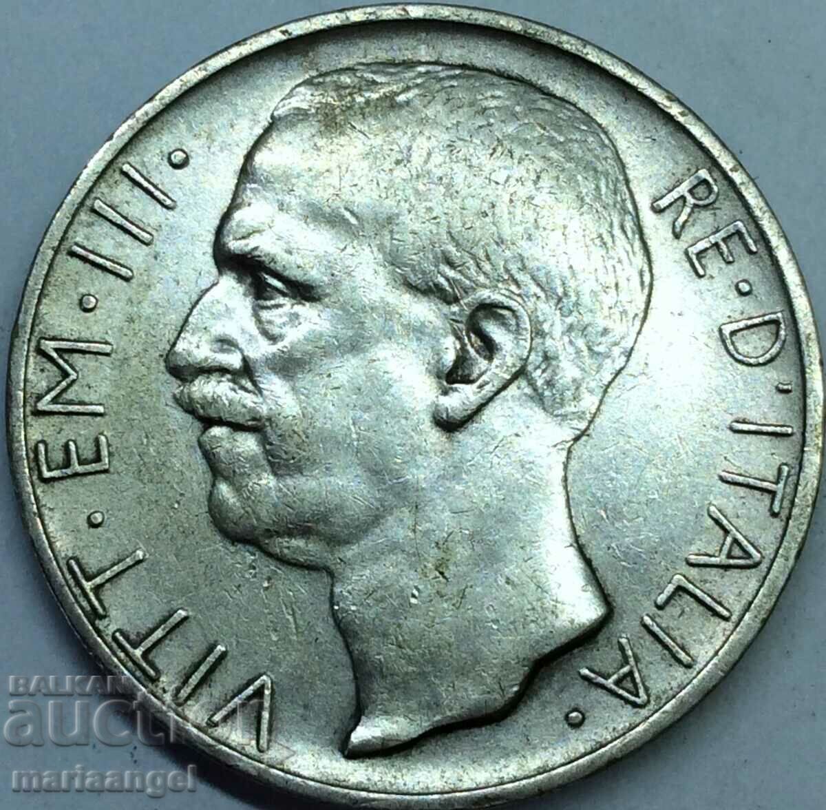 10 Lire 1927 Italia Argint