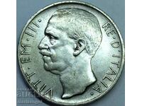 10 лири 1927 Италия сребро