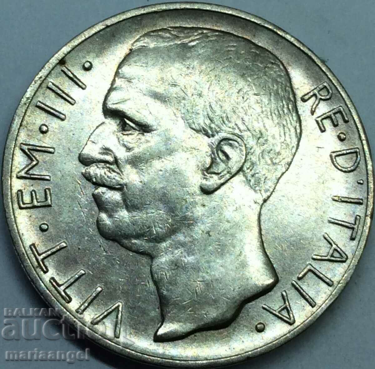 10 Lire 1927 Italia FERT** Victor Emmanuel Argint