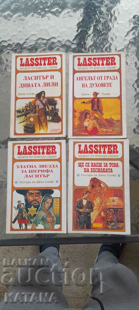 Books western Lassiter 4 pieces