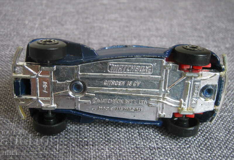 Auction 1983 Matchbox Macau Citroen 15CV Matchbox Auction 1983 Matchbox Macau Citroen 15CV Matchbox