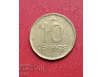 Argentina-10 centavos 1985