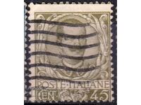 Kingdom of Italy-1901-Regular-King Umberto, σφραγίδα ταχυδρομείου