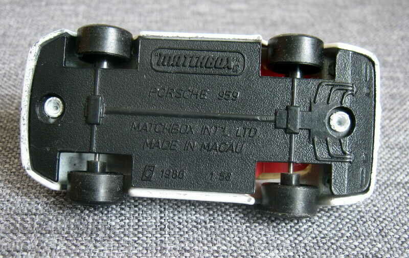 Auction  1986 Matchbox Macau Porsche 959 Matchbox