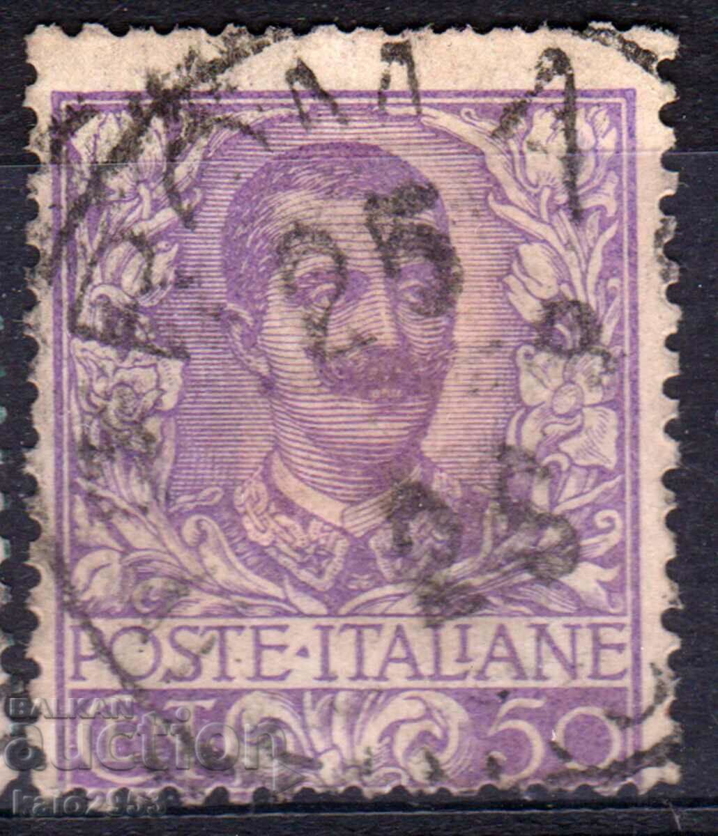 Кралство Италия-1901-Редовна-Крал Умберто,клеймо