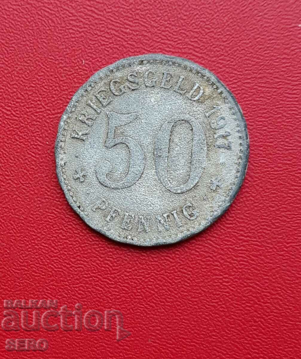 Germania-S.Rhine-Westfalia-Hagen-50 pfennig 1917