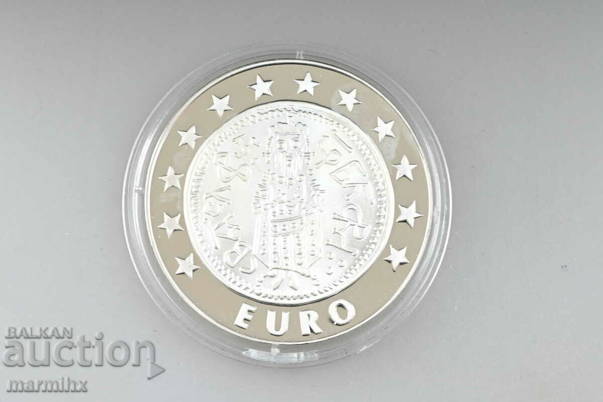 2000 Svetoslav Terter 10 Leva Silver Coin BZC