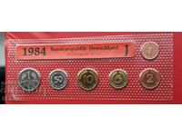 Γερμανία-ΣΕΤ 1984 J-Hamburg- 6 νομίσματα-ματ-γυαλιστερό