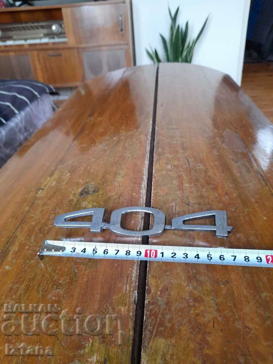 Peugeot emblem, Peugeot 404 with price 33.00 BGN | € 16.87 Peugeot emblem, Peugeot 404 with price 33.00 BGN | € 16.87