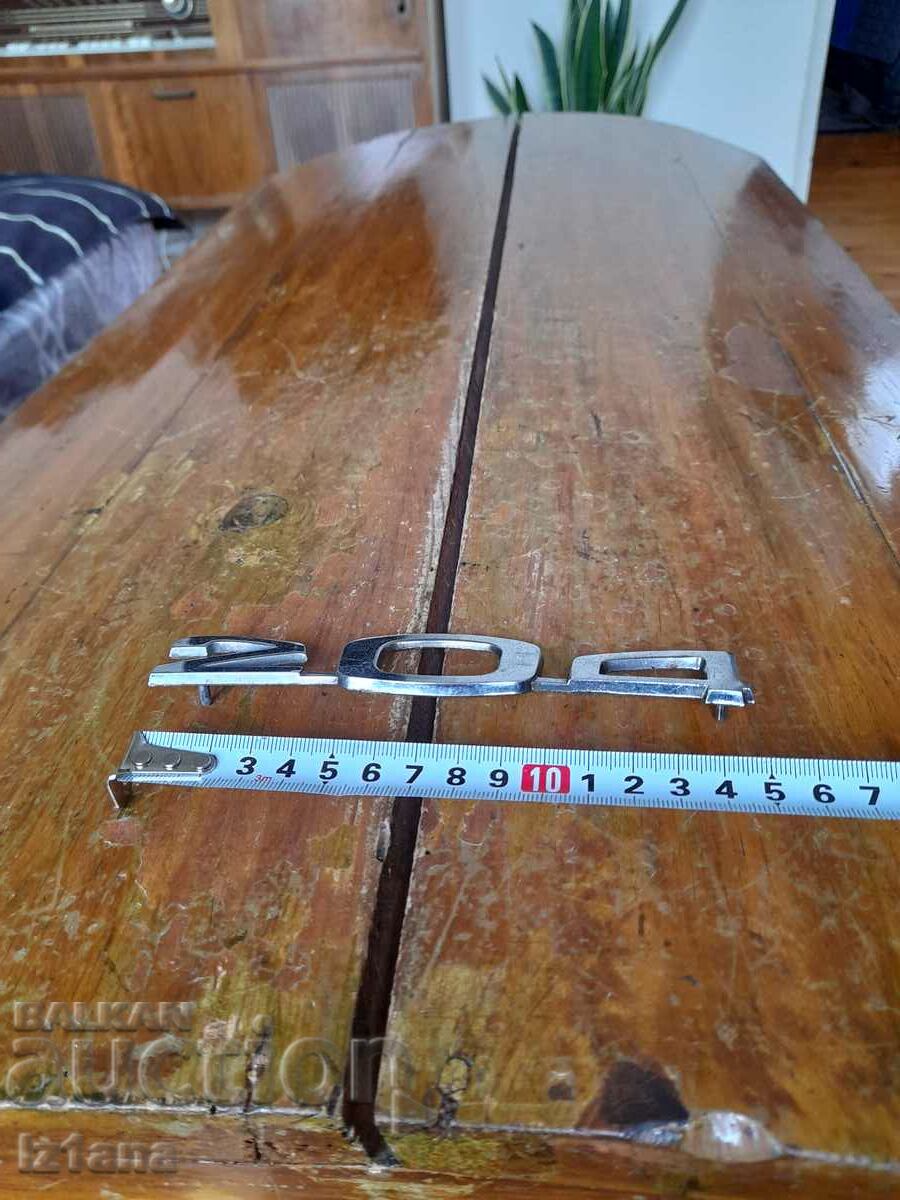 Peugeot emblem, Peugeot 204 with price 33.00 BGN | € 16.87 Peugeot emblem, Peugeot 204 with price 33.00 BGN | € 16.87