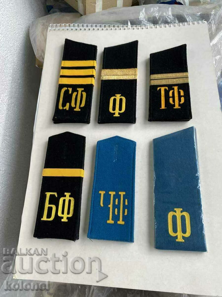 Epaulettes of the sailors of the Navy of the USSR