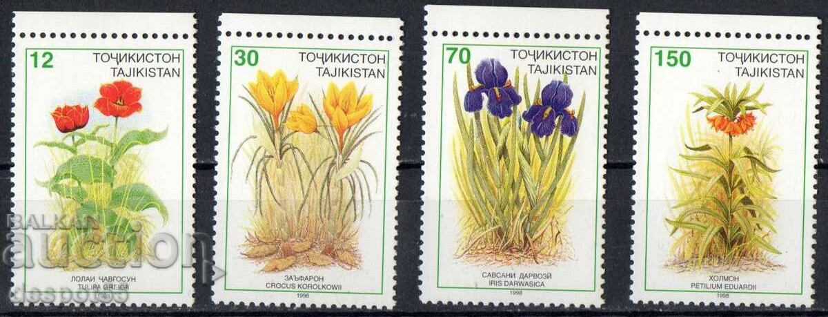 1998. Tajikistan. Native flowers.