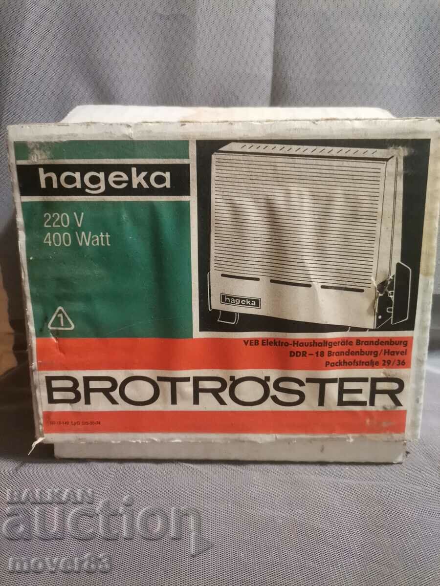 Soc. Toaster "Hageka". GDR