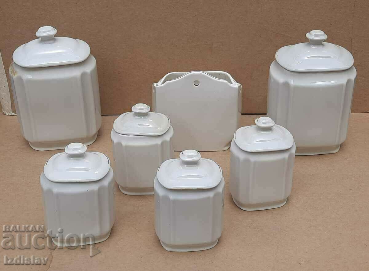 Porcelain spice jars from Sot.vreme with price 70.00 BGN | € 35.79